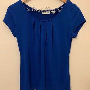 New York & Co XS Blue Business Casual Shirt